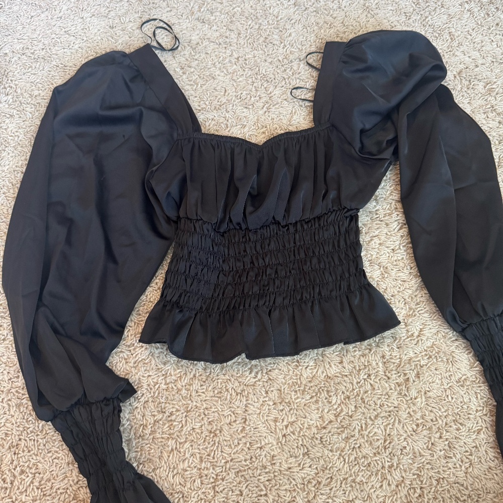 Black Boutique Long Sleeve Top HYFVE